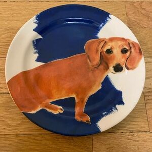 Sally Muir Dog-A-Day Dachshund Dinner Plate